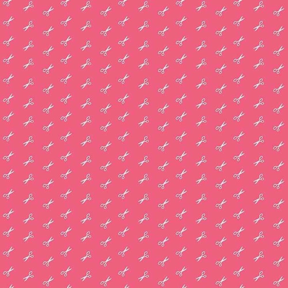 Lori Holt Bee Basics - Scissor Raspberry RBC6408-RASPBERRY