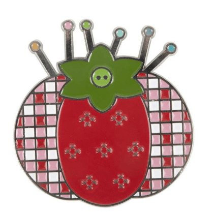 Lori Holt Tomato Pin Cushion Needle Minder ST-22912