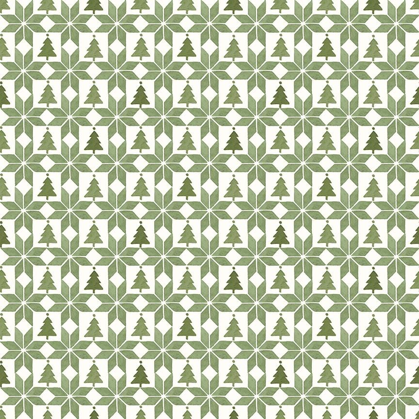 Magical Winterland - Patchwork Green C14946-GREEN