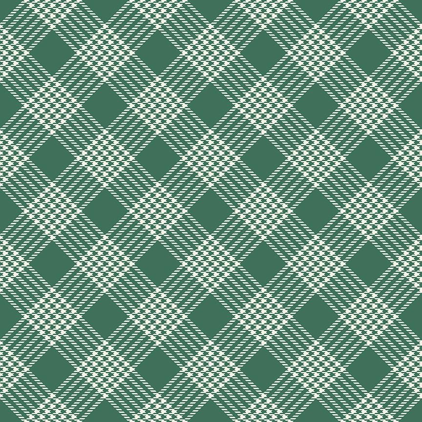 Merry Little Christmas - Plaid Green C14844-GREEN