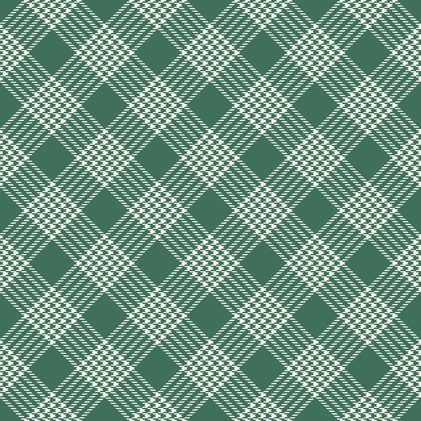 Merry Little Christmas - Plaid Green C14844-GREEN