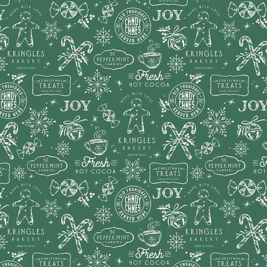Merry Little Christmas - Treats Green C14841-GREEN