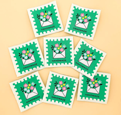Minki Kim -Bloom Note Woven Labels P178-SIWL24