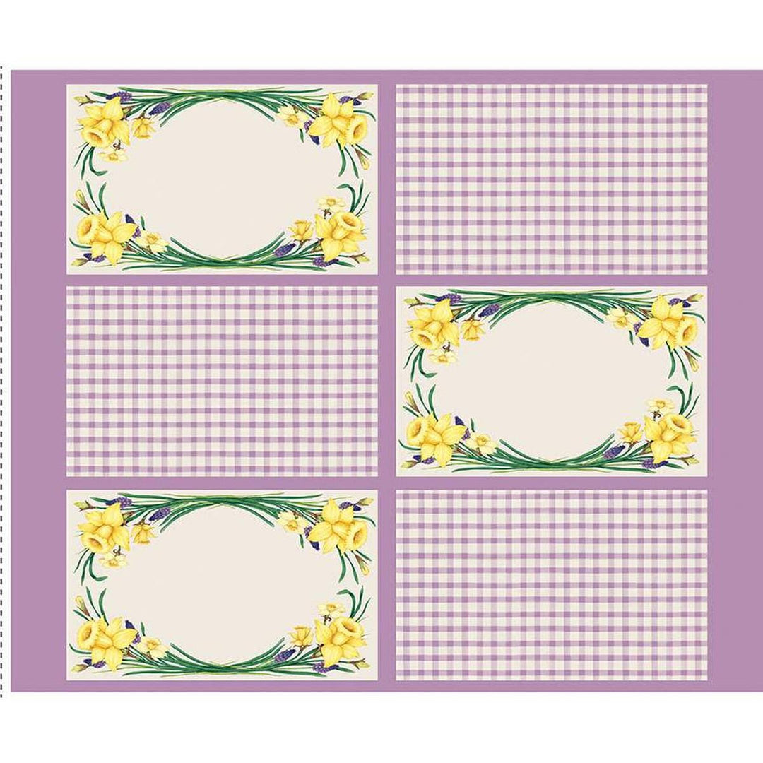 Monthly Placemats 2 - April Placemat Panel PD13926-PANEL