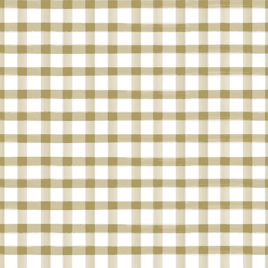 Monthly Placemats 2 - Gingham Gold SC13944-GOLD