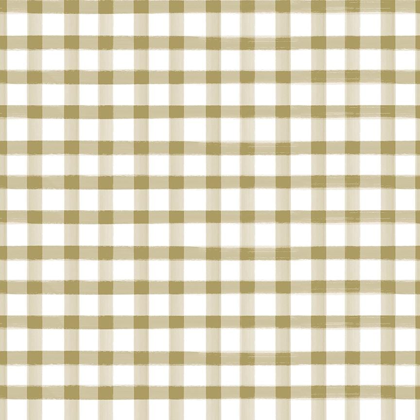 Monthly Placemats 2 - Gingham Gold SC13944-GOLD