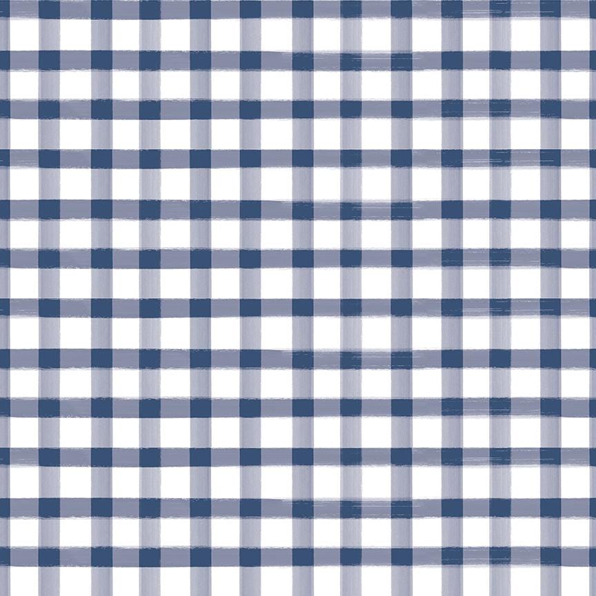 Monthly Placemats 2 - Gingham Navy C13944-NAVY