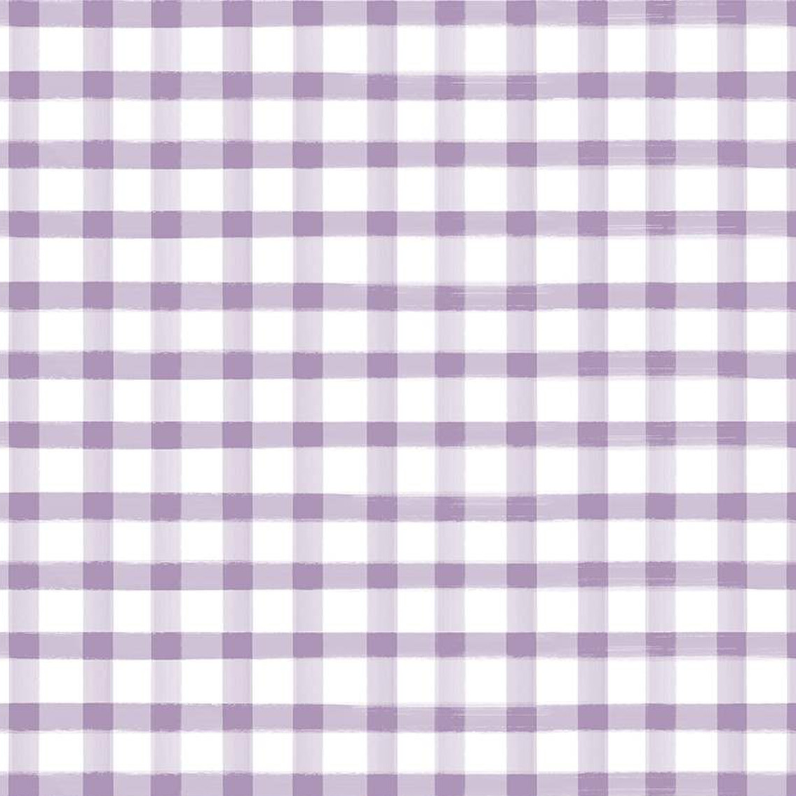 Monthly Placemats 2 - Gingham Violet C13944-VIOLET