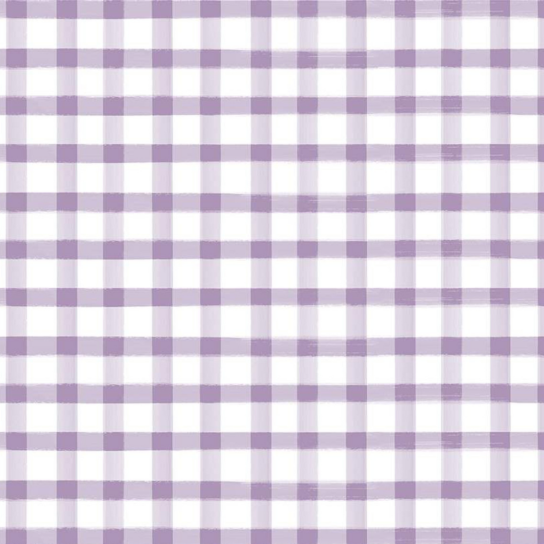 Monthly Placemats 2 - Gingham Violet C13944-VIOLET