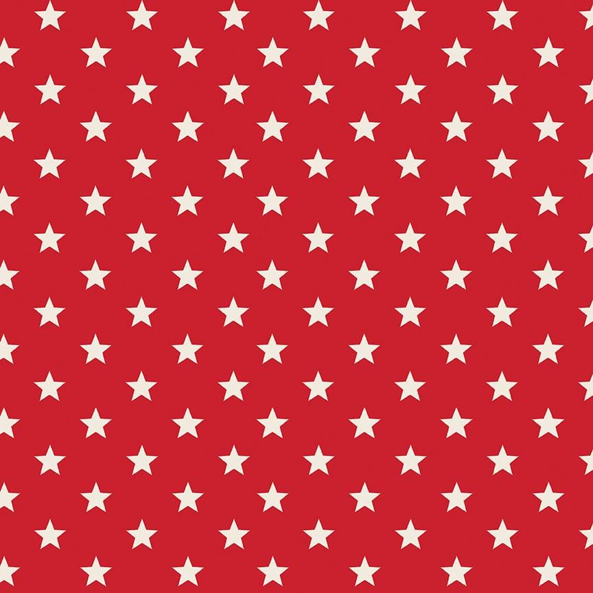 Monthly Placemats 2 - July Stars Red C13933-RED