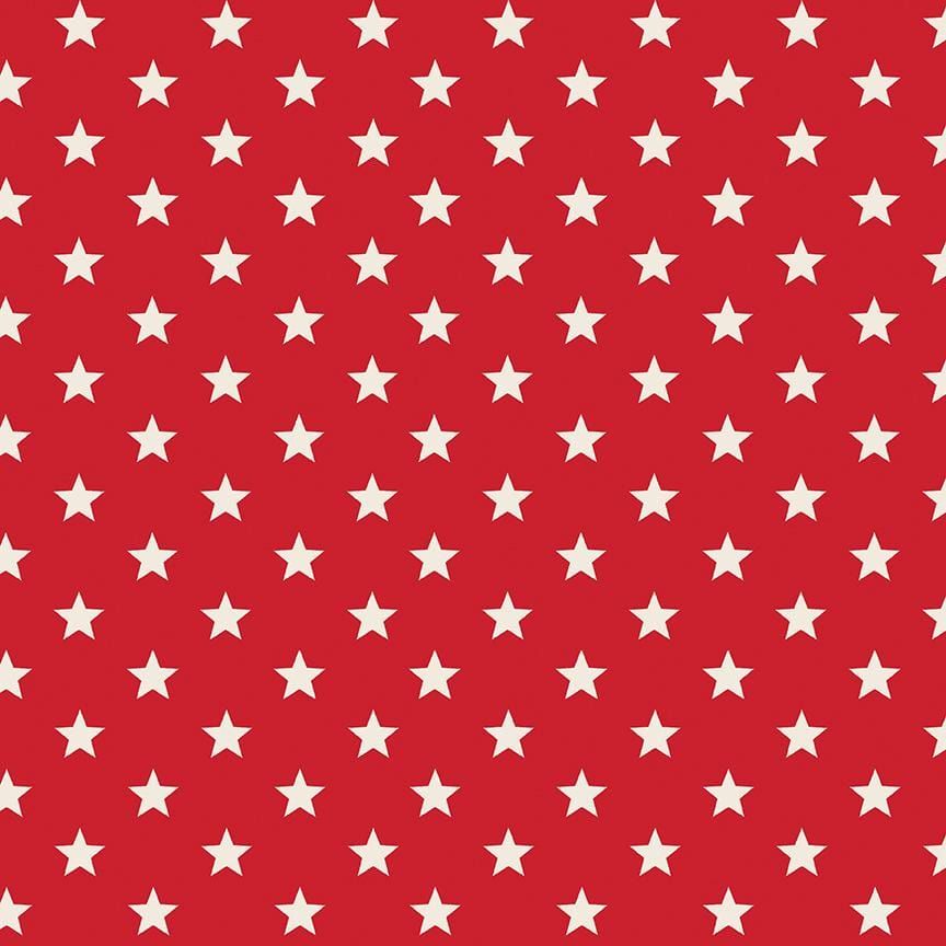 Monthly Placemats 2 - July Stars Red C13933-RED