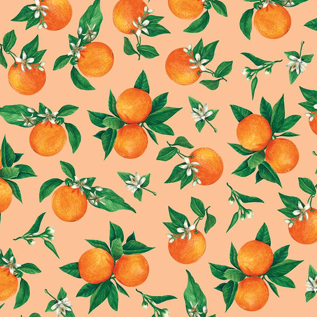 Monthly Placemats 2 - June Oranges Marmalade C13931-MARMALADE