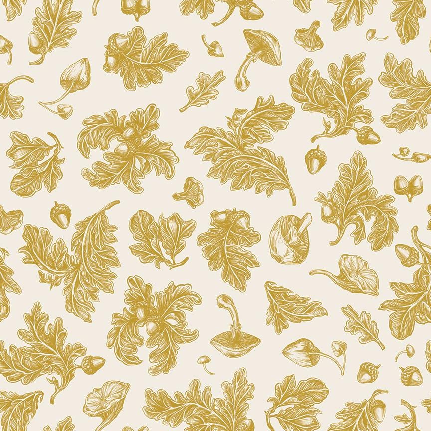 Monthly Placemats 2 - September Fall Foliage Cream Sparkle SC13937-CREAM