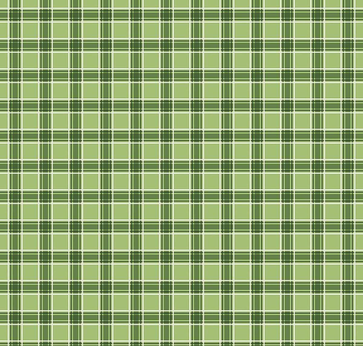 More Christmas Wishes - Plaid Green C16557-GREEN