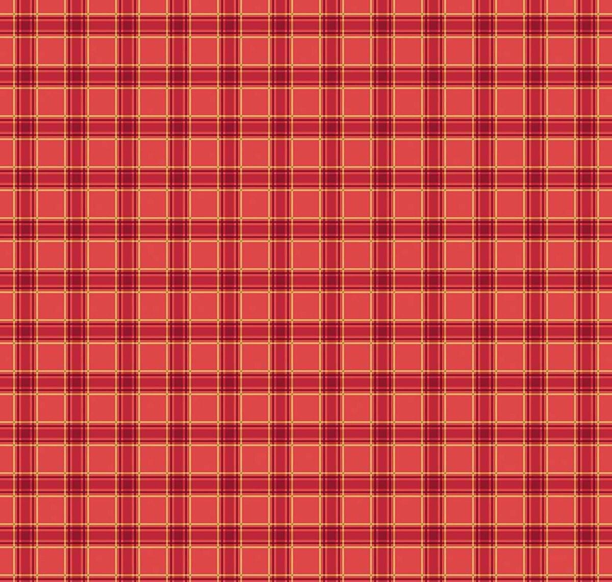 More Christmas Wishes - Plaid Red C16557-RED