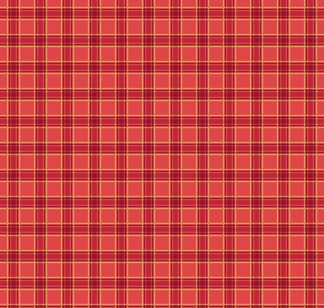More Christmas Wishes - Plaid Red C16557-RED