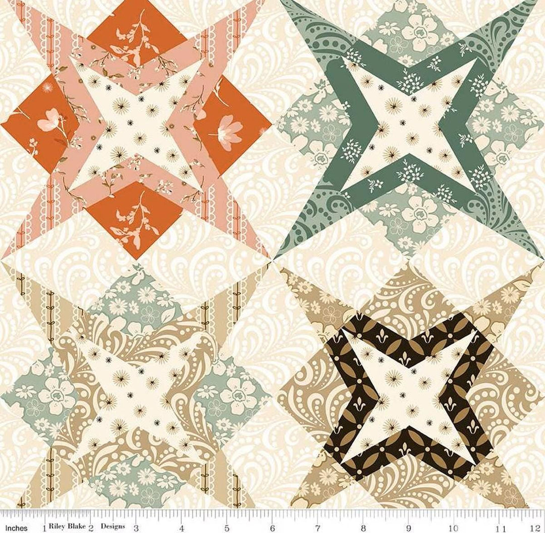 Morning Latte - Star Print Multi C16929-MULTI