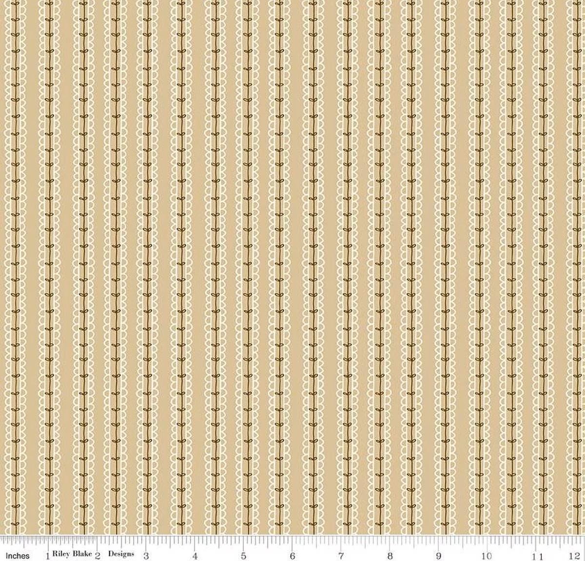 Morning Latte - Stripes Camel C16927-CAMEL