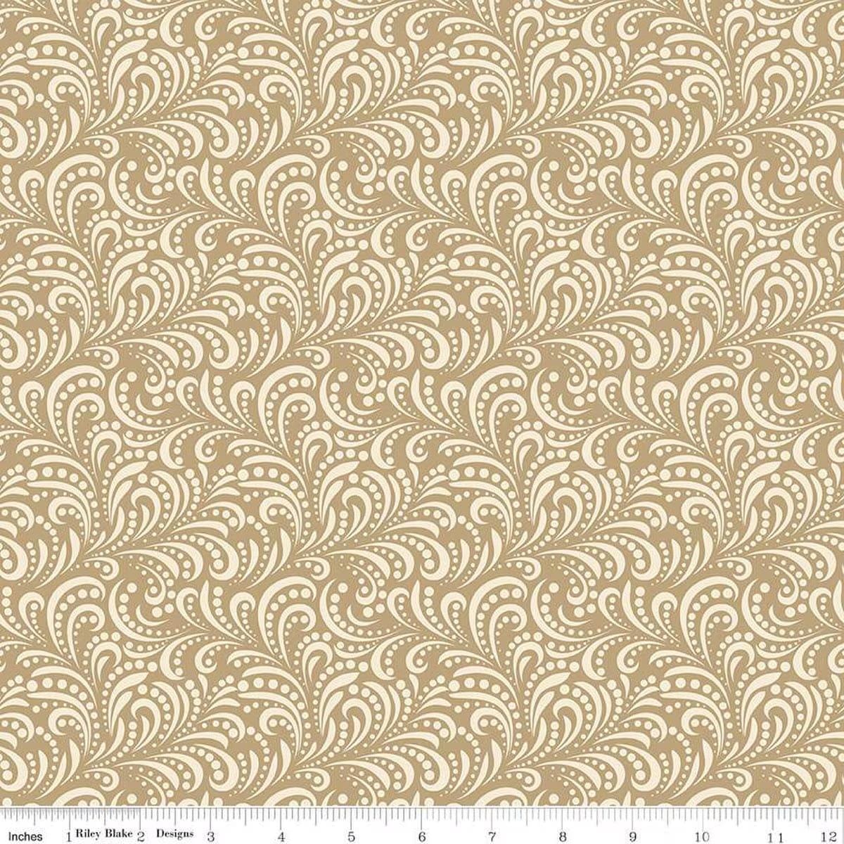 Morning Latte - Swirls Camel C16928-CAMEL
