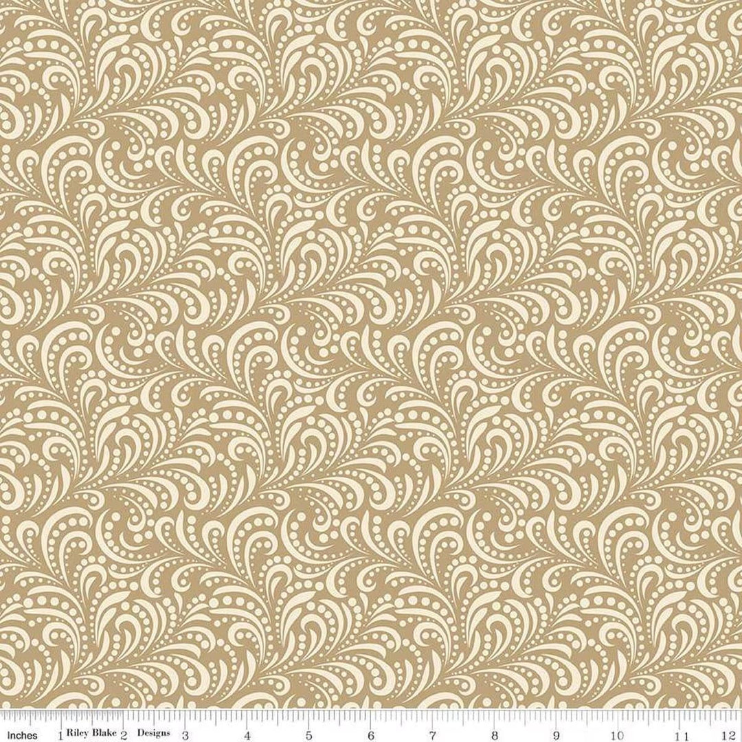 Morning Latte - Swirls Camel C16928-CAMEL