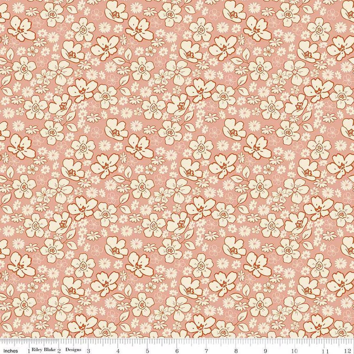 Morning Latte - Tonal Floral Pink C16923-PINK