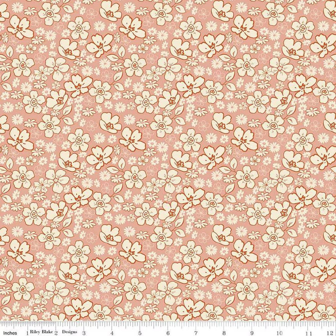 Morning Latte - Tonal Floral Pink C16923-PINK