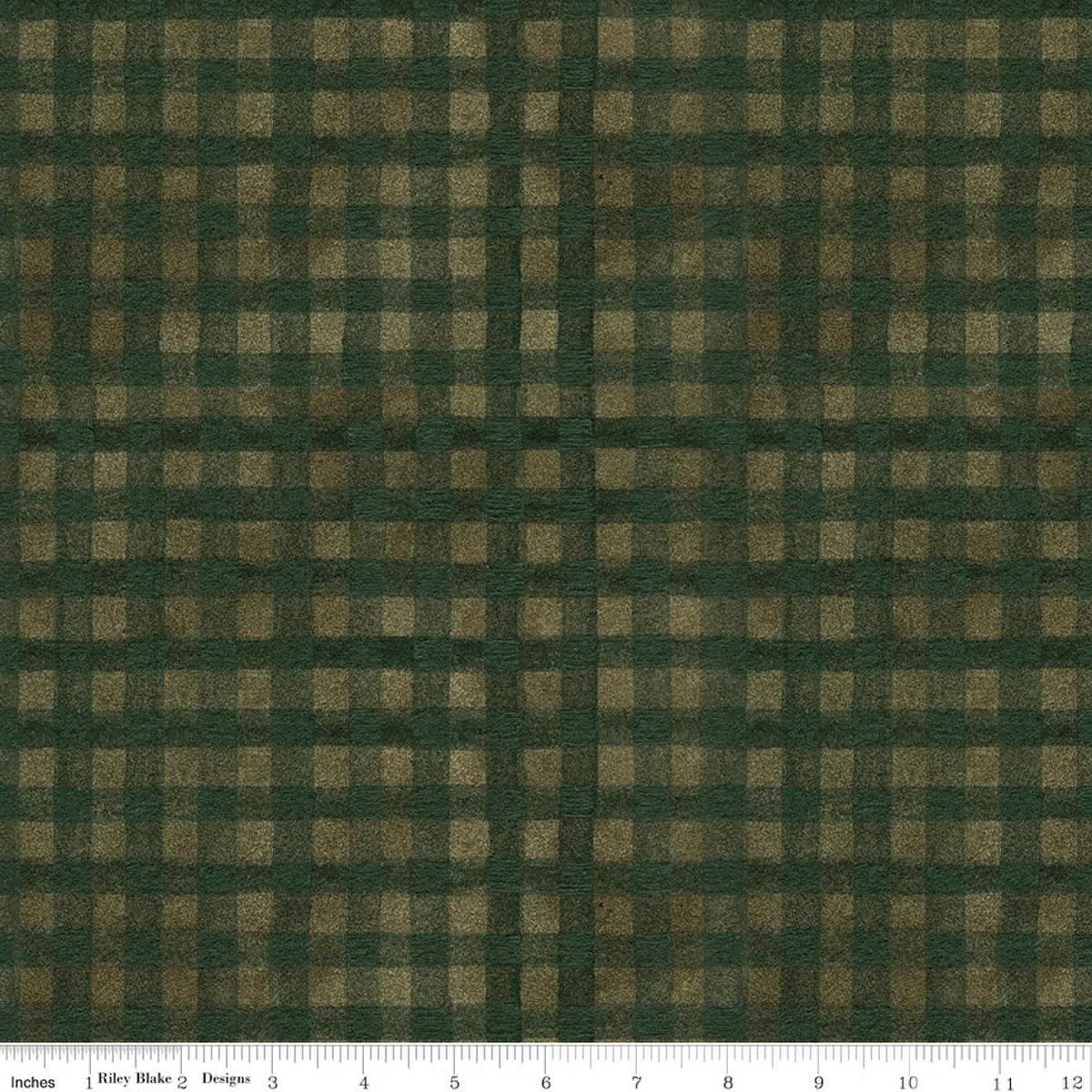 Northern Christmas - Buffalo Check Green C17835-GREEN