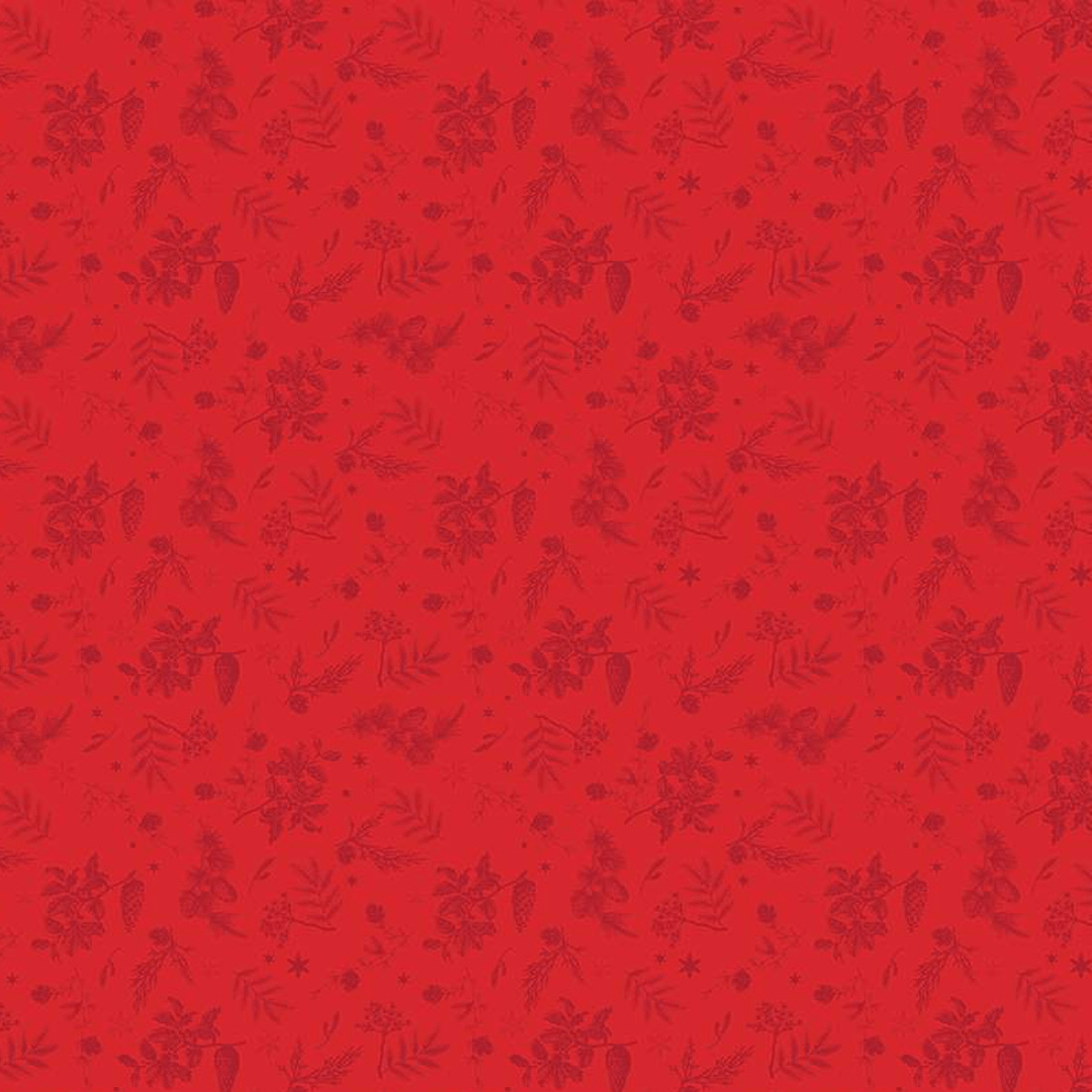 Peace On Earth - Sprigs C13453-RED