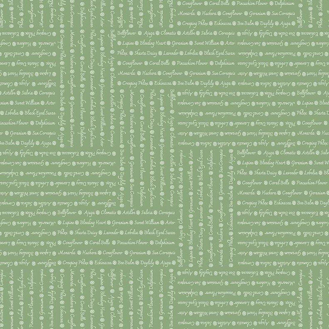 Perennial - Words Green C15426-GREEN