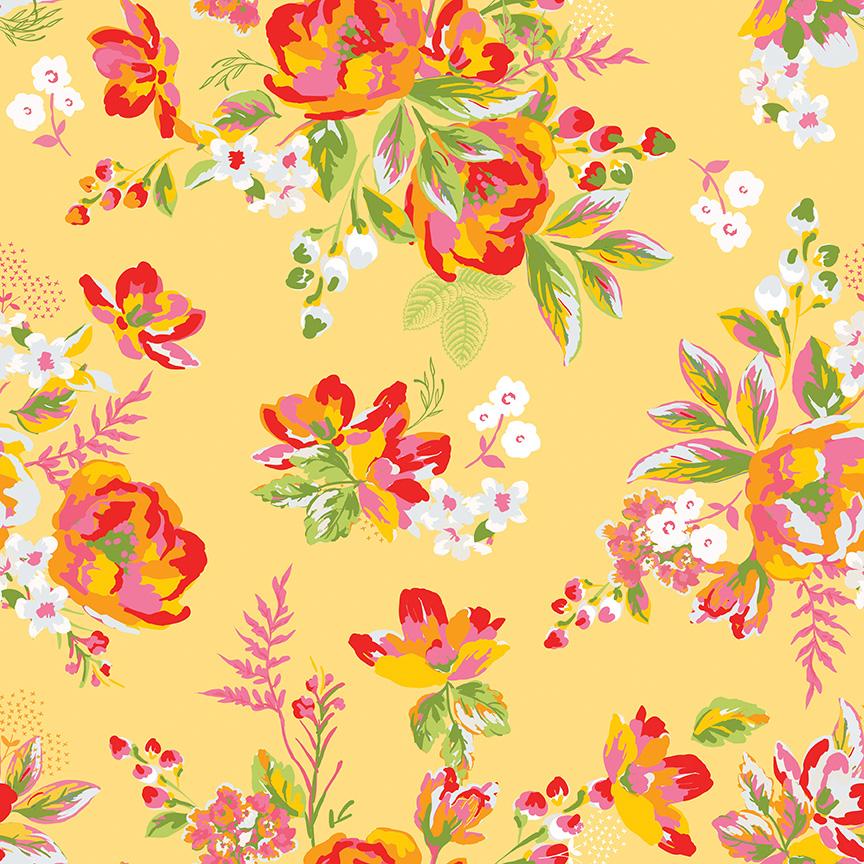 Picnic Florals - Main Yellow C14610-YELLOW