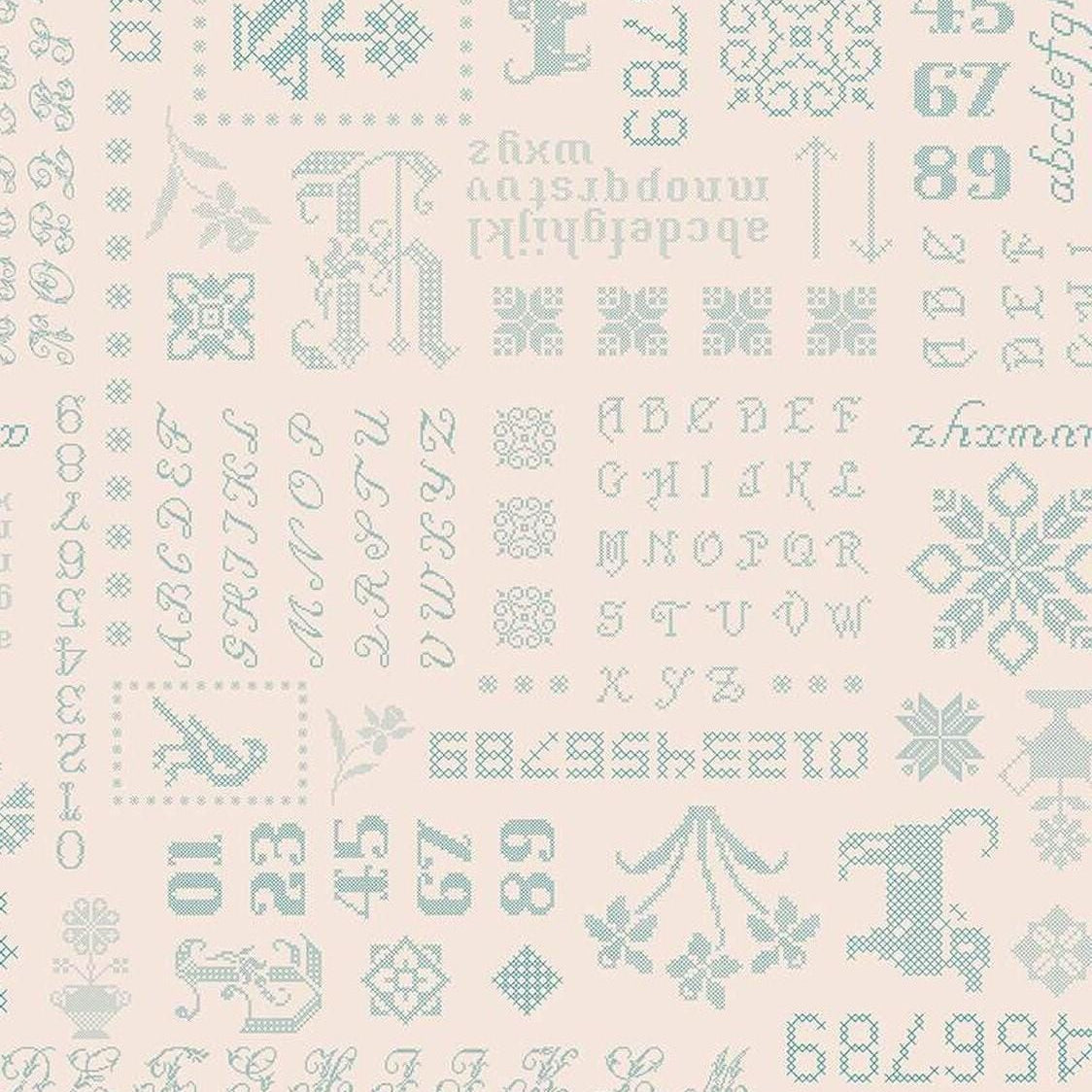 Piece & Plenty - Sampler Red C15872-BLUE