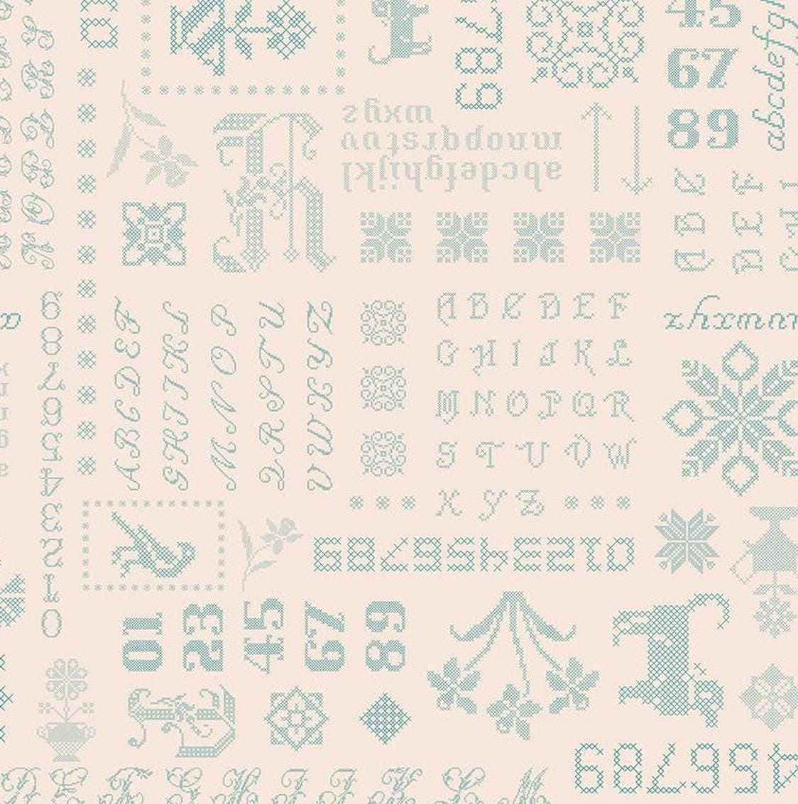 Piece & Plenty - Sampler Red C15872-BLUE