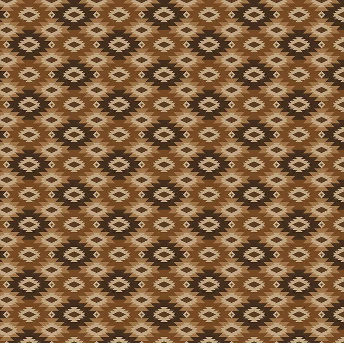 Pine Grove - Geometric Brown C15936-BROWN