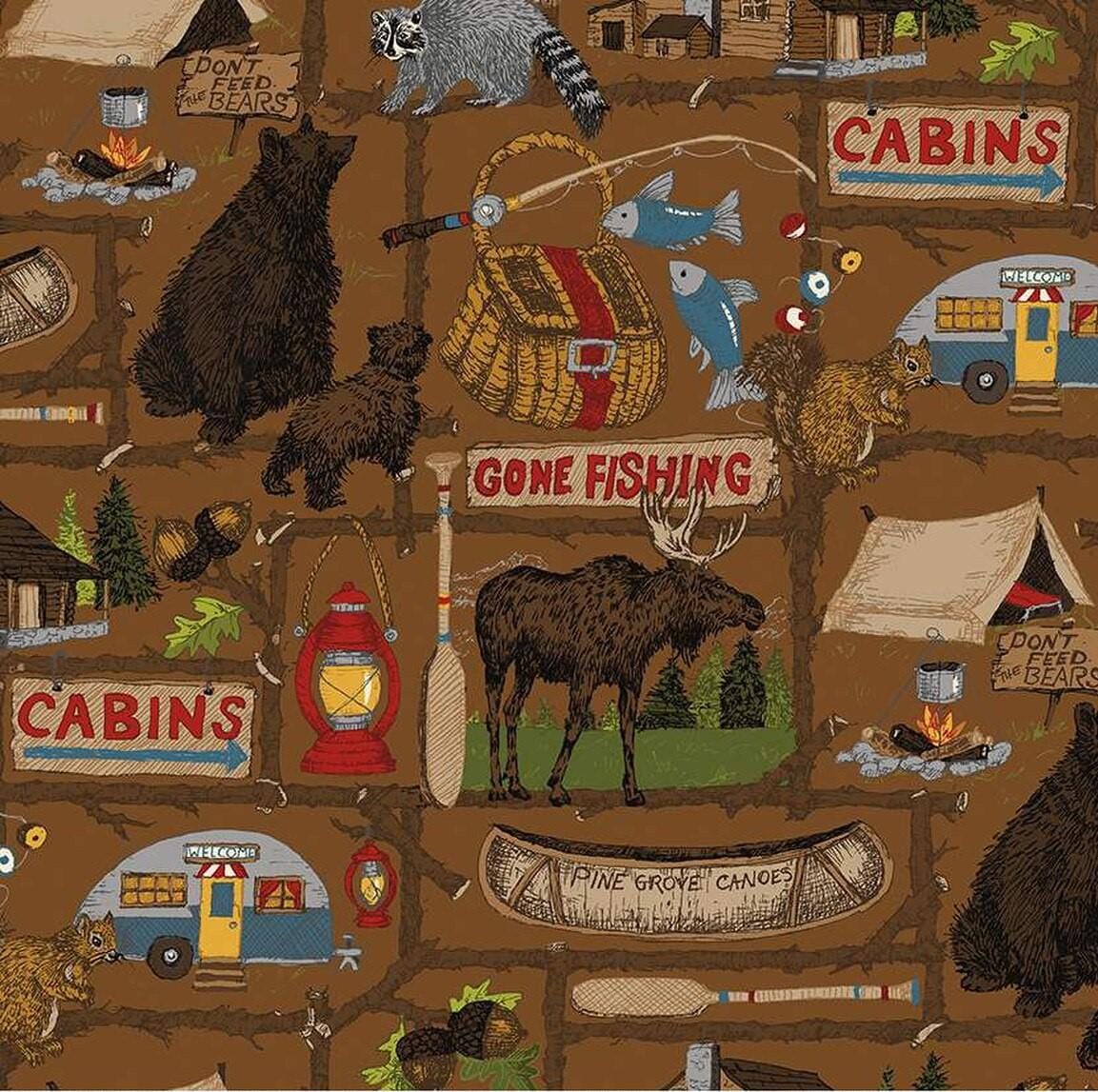 Pine Grove - Main Brown C15930-BROWN