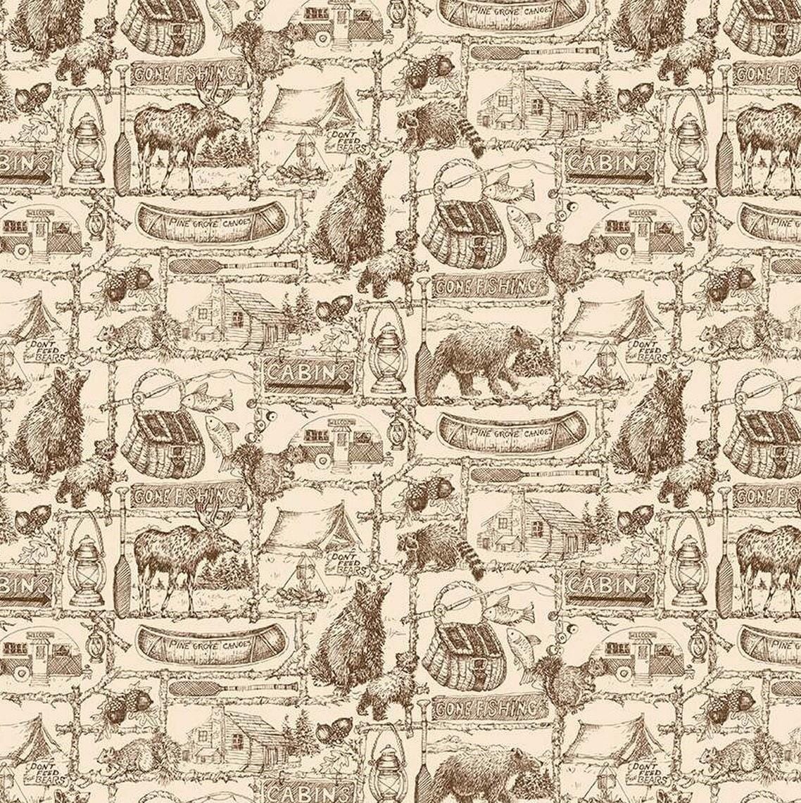 Pine Grove - Outlines Putty C15934-PUTTY