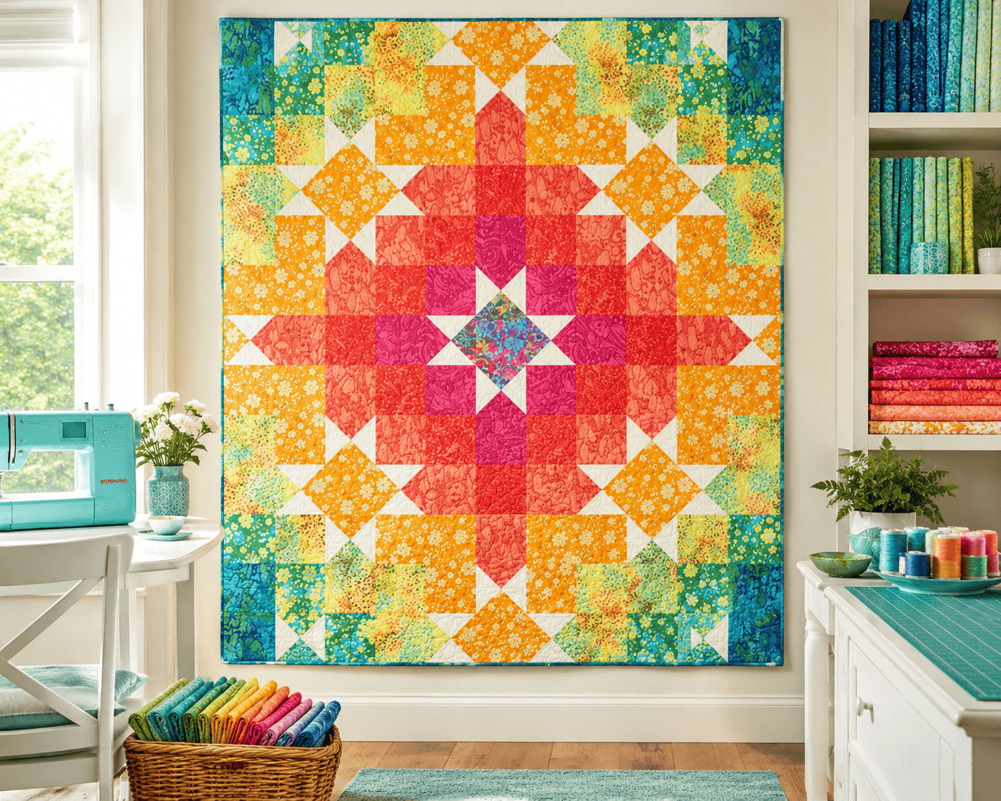Quilt Pattern - Chromatic Blast P006-CHROMATIC