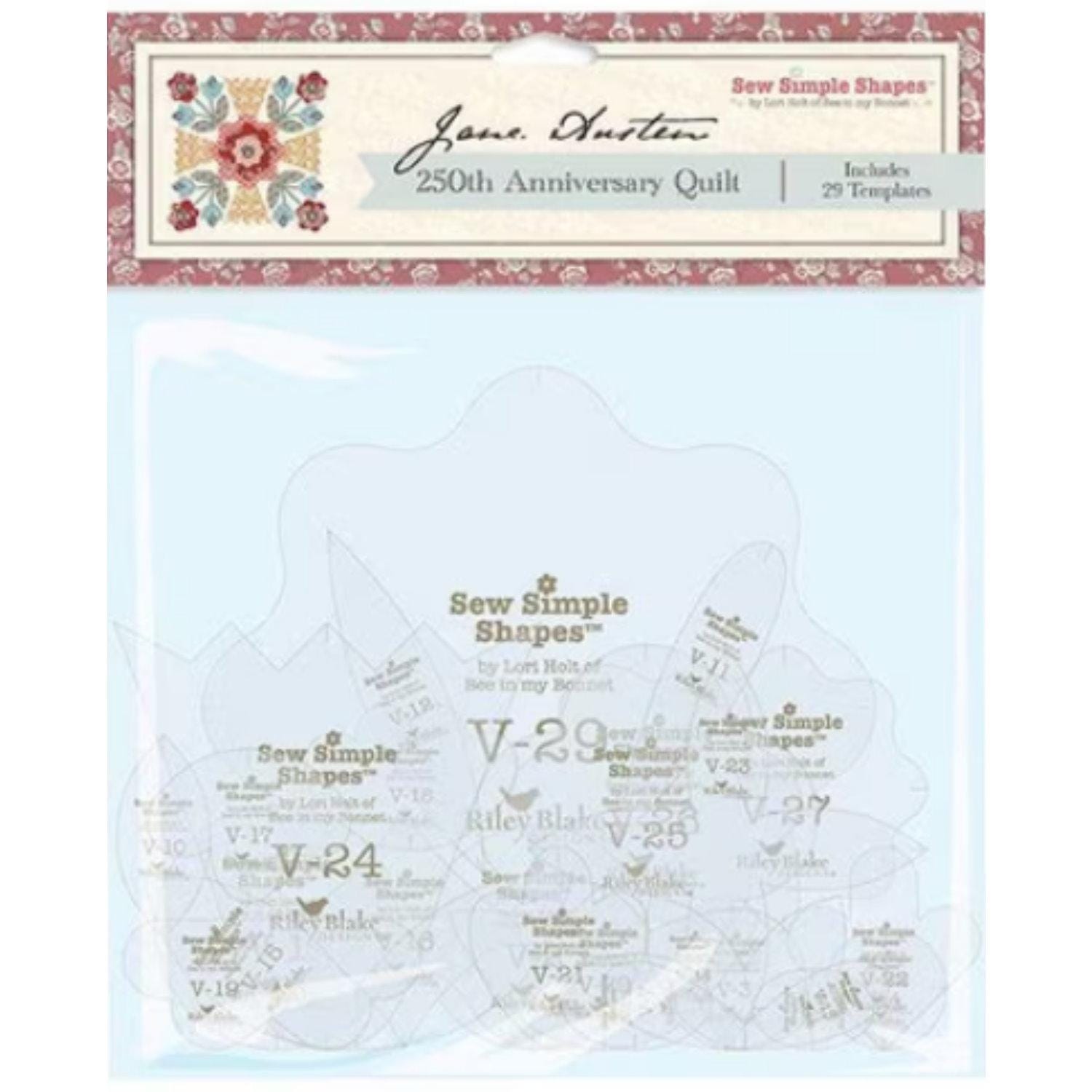 Quilt Sew Simple Shapes - Jane Austen 250th Anniversary STT-42598