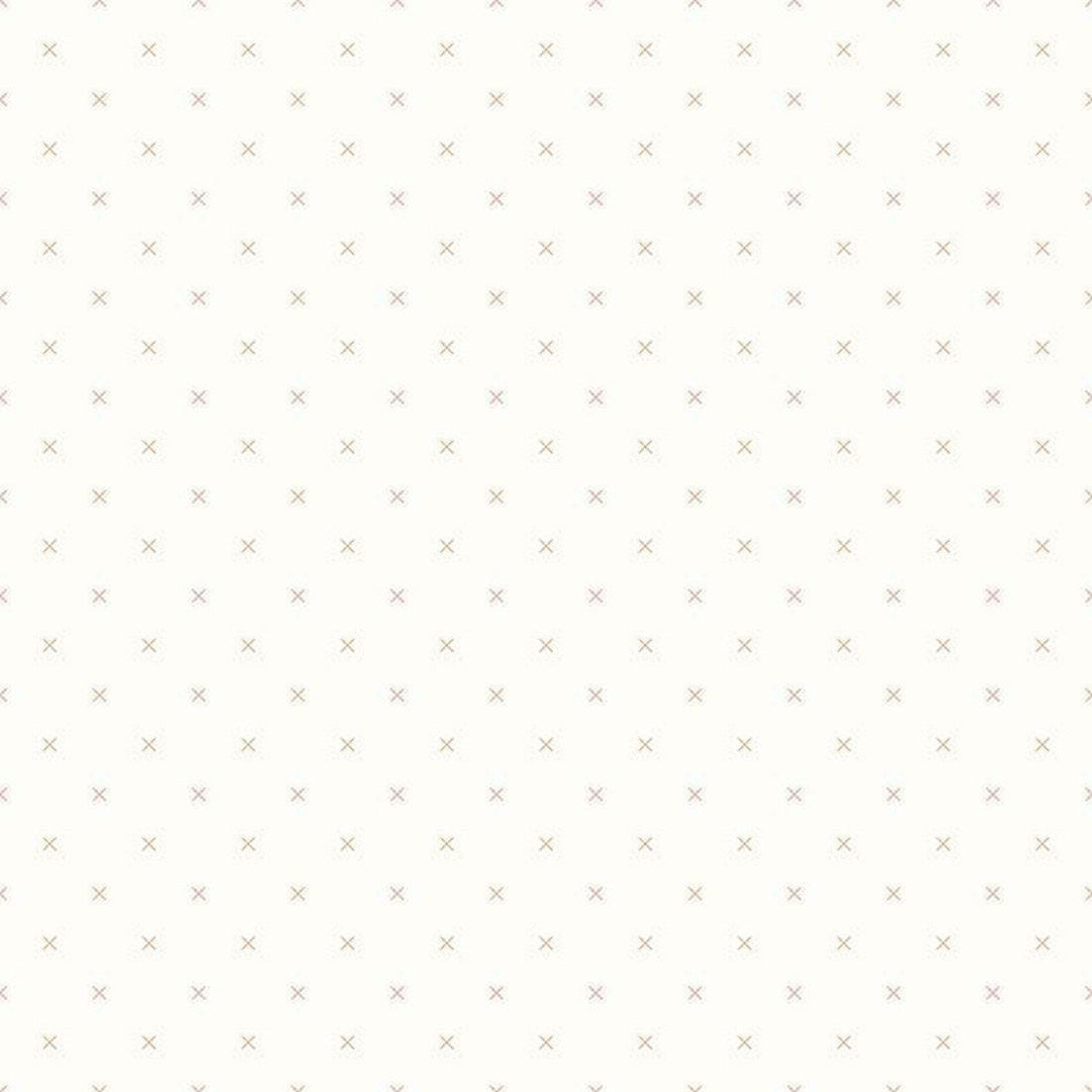 Riley Blake - Bee Backgrounds - Cross Stitch Brown C6381-BROWN