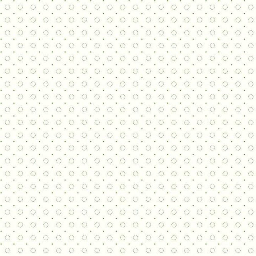 Riley Blake - Bee Backgrounds - Stitched Circle Green C9940-GREEN