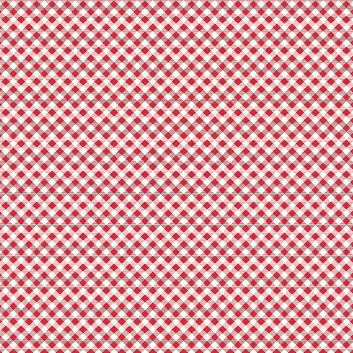 Riley Blake - Bee Ginghams - Carolyn Red C12551-RED