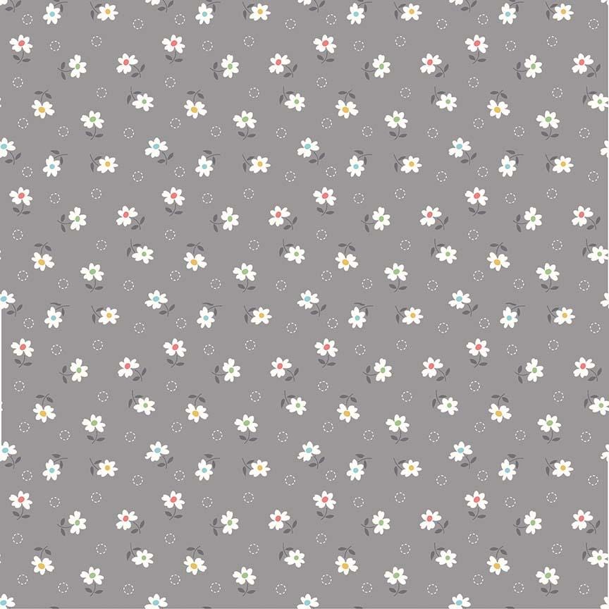 Riley Blake - Farm Girl Vintage - Daisy Gray RBC7877-GRAY
