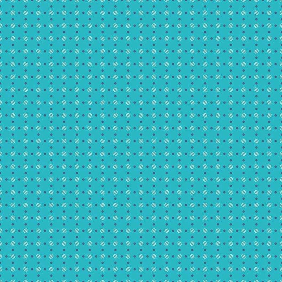 Riley Blake - Lori Holt Bee Basics - Polka Dot Turquoise RBC6405-TURQ