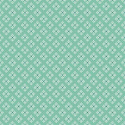 Riley Blake - Lori Holt - Bee Basics - Stitched Flower Teal C6409-TEAL