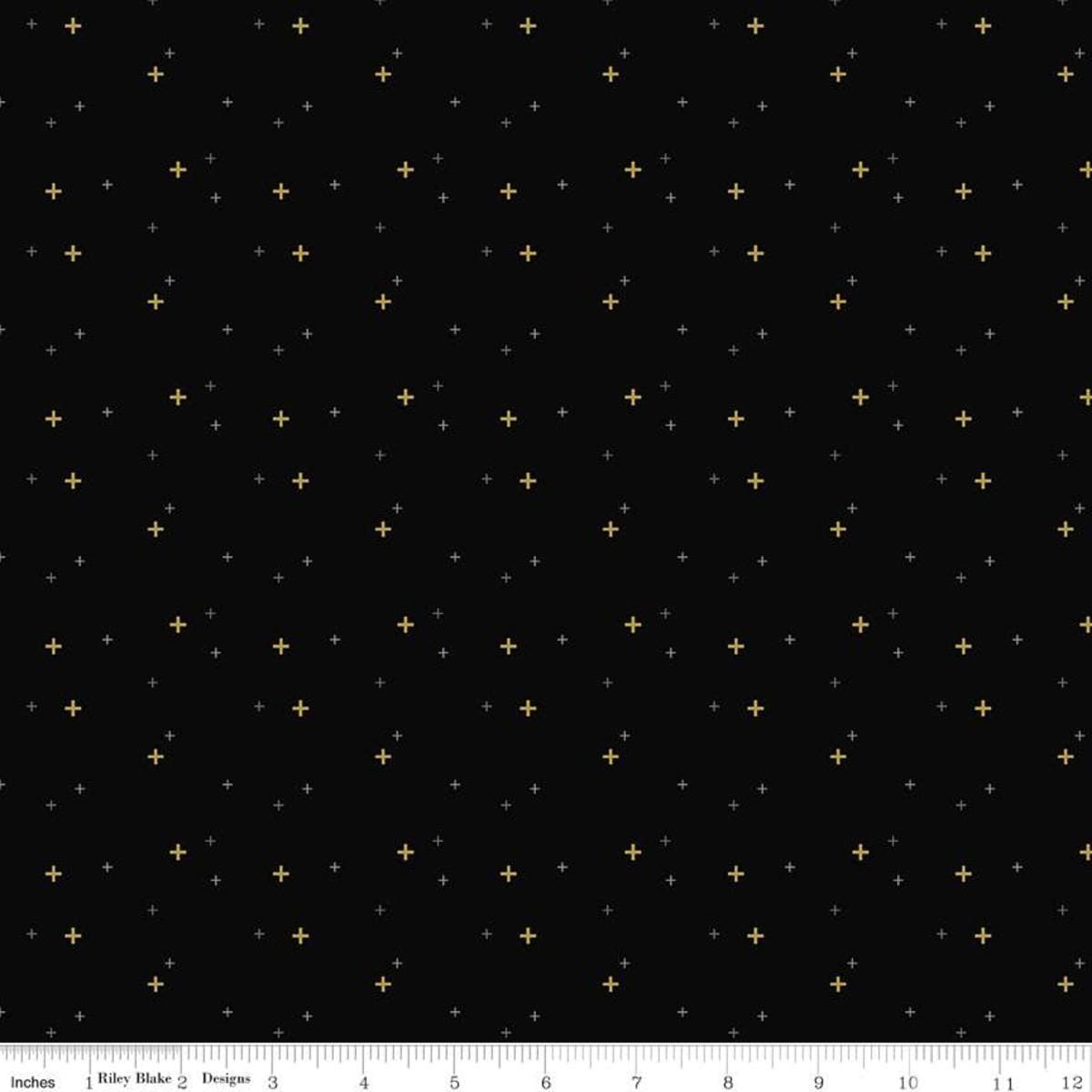 Riley Blake - Sparkler - Black Sparkle SC650-BLACK