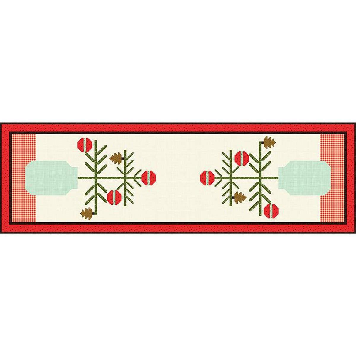 Sandy Gervais - In a Fruit Jar Winter Runner Pattern P157-JARWINTER