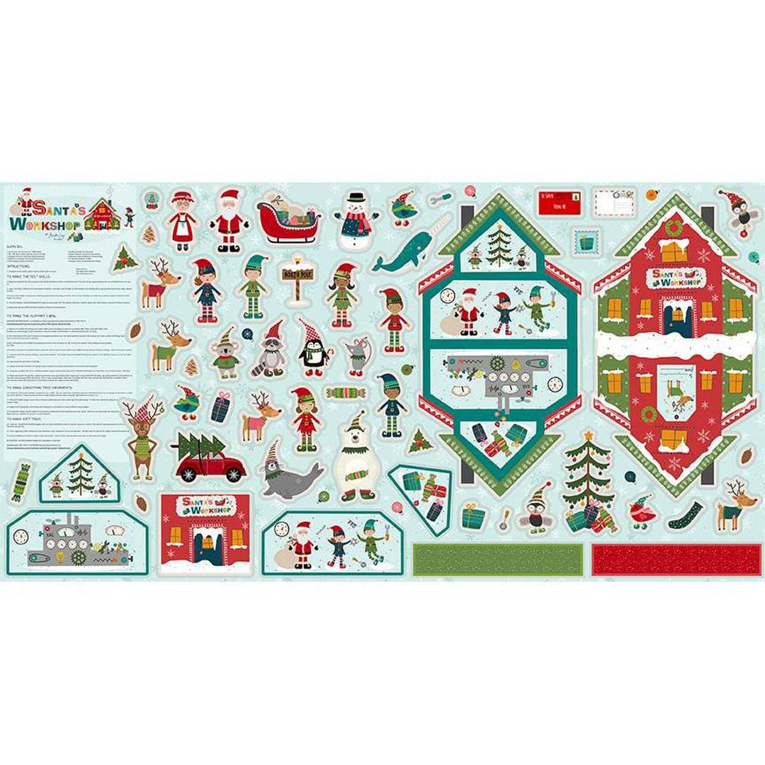 Santa's Workshop Felt Panel FT15070-PANEL