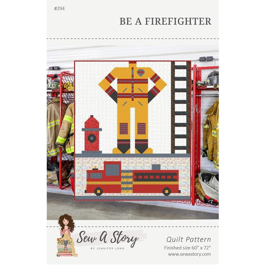 Sew A Story - Be A Firefighter P177-FIREFIGHT