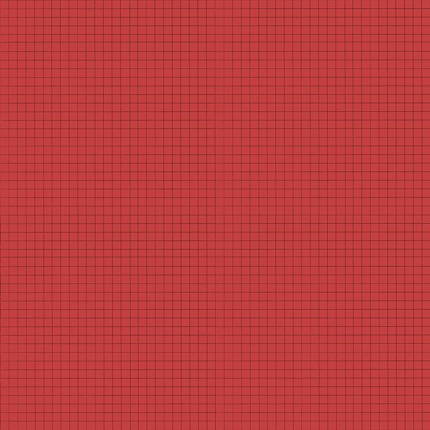 Sew Journal - Graph Paper Red C13886-RED
