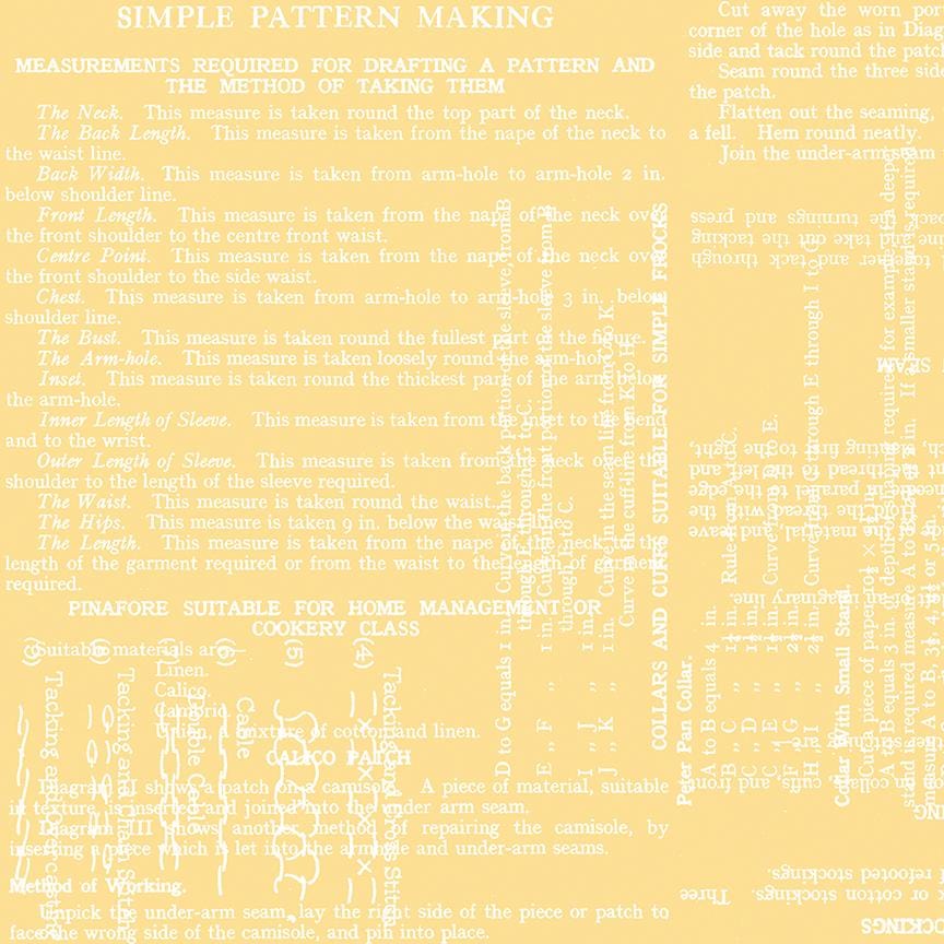 Sew Journal - Pattern Making Honey C13892-HONEY