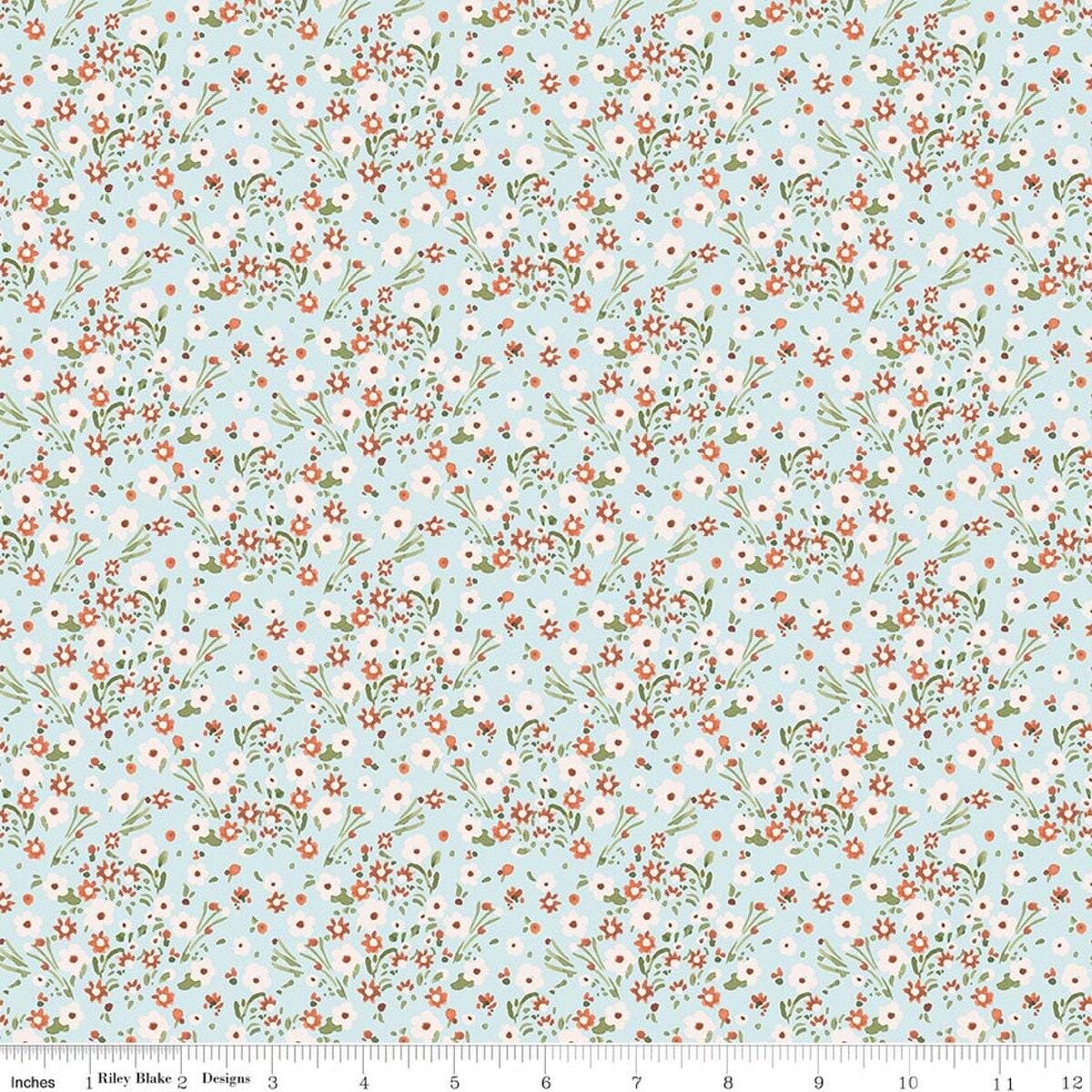 Sketch Book - Blossoms Blue C17524-BLUE